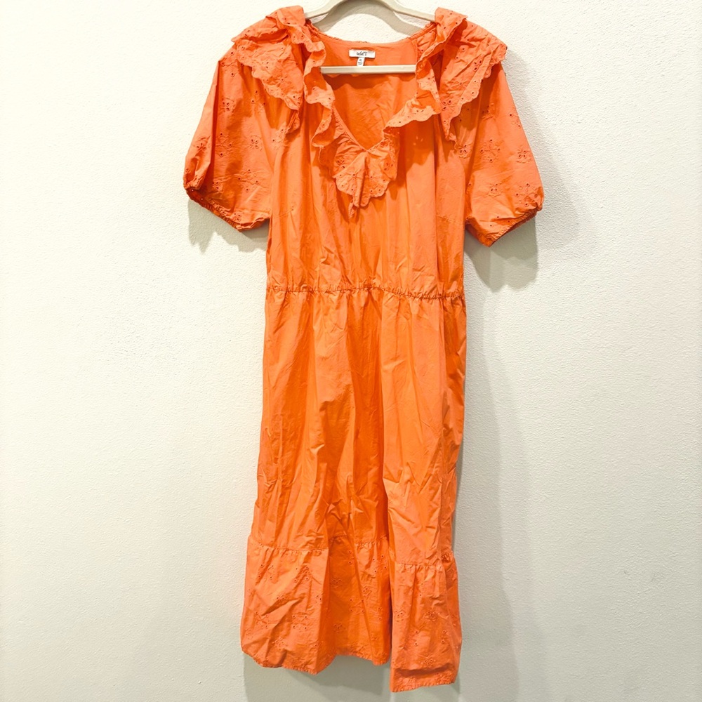Theget Eyelet Puff-Sleeve Maxi Dress — Size XL - Picture 2 of 9